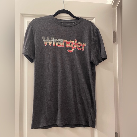 Wrangler Other - ⭐️Wrangler Gray Short Sleeve Tee Classic Crew Neck
